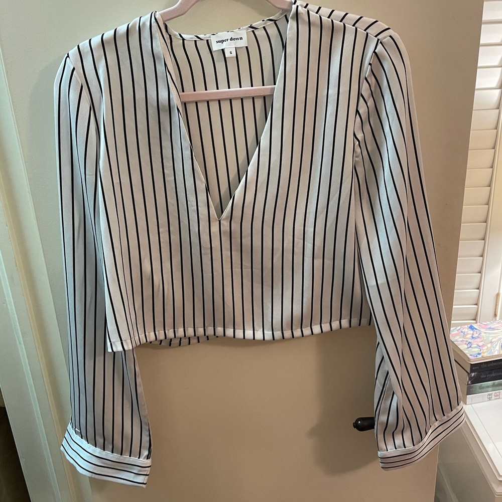 Superdown Striped Top - image 1